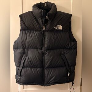 Vintage The North Face 700 Fill Nuptse Puffer Vest Black Size L